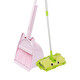 OU Lanyue Kinderbesen Set für Schulgeschenke für Baby Play House Feving Toys Mini Besen rosa