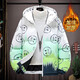 
BAILEDI (BAILEDI) Junior and High School Students 12 Winter Clothes Cotton Jacket 13 Fat Boys Down Cotton Jacket 15-year-old Big Children Thickened Cotton Jacket 6627 Blue (Thickened) 170 XL (Suggested weight 120-140Jin [Jin equals 0.5 kg])