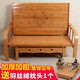 
Foldable sofa bed dual-purpose double single living room multi-function small apartment for household 1.5 meters imitation solid wood bamboo, width 80x long 200 height 32 (dual-purpose extended)