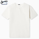 Denham New City Light Outdoor Französisch Sport weiß grau Retro Henry Hals Schere kurzärmelige T-Shirt Männer grau M.