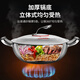 Olla caliente OLOFE, olla de sopa de acero inoxidable 316, cocina de inducción de llama abierta, Baoshikang Yuanbao, olla multifuncional de doble oreja de 32CM