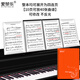 Aegean music A4 music score folder unfolds the entire book with 10 pages on all four sides and holds 40 pieces of sunshine orange piano music score folder. It is multi-functional and can be modified.