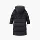 
Aijutu simple, atmospheric and fashionable long hooded down jacket EWRAJ4N728A Black 86 165/88A/L