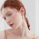 Boucles d'oreilles en bambou rouge du Nouvel An rouge Yonghongwang