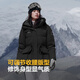 Bosideng (BOSIDENG) [Off-season] Winter extreme cold down jacket Goose down jacket for women mid-length hooded new national standard mall same jacket [Shop manager recommendation] Camouflage black 9813 M 165/88A Weight about 120-140Jin [Jin equals 0.5 kg]