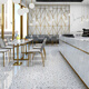 
Yuanjing Ceramic Tiles 600x1200 Bright-light terrazzo floor tiles Living room floor tiles Kitchen Bathroom Bathroom Wall tiles LG12003 600x1200mm