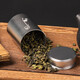 Jingshi tea can portable small tea can aluminum metal storage can sealed high-end tea box empty box storage box event/tea space silver small size 60ml