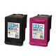 HP (HP) Los cartuchos de tinta originales 802 adecuados para 1050/2050/1010/1000/2000/1510/1511 Impresoras 802s Juego de color negro (negro 120+color 100)