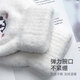 FitonTon Woolen Gloves Women's Autumn and Winter Windproof Gloves Plus Velvet Thickened Warm Women's Gloves Outdoor Cycling Gloves