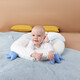 Leyunbao crib mid-bed newborn baby bionic bed slope pillow sleeping removable portable anti-pressure and anti-shock artifact