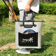 Zhenyou (Grsaed) fish protection bag handbag 48cm multi-functional waterproof lightweight fishing gear bag fish protection bag thickened wear-resistant storage live fish bucket fishing accessories short handle with side bag gray