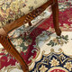 Yiwei Qilin European-style solid wood dining chair American oak carved chair Restaurant home dining chair Hotel bedroom leisure chair 902 cloth side chair