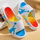 Yunluozhe Children's Slippers Boys Summer Home Home Soft Sole Non-Slip Wear-Resistant Children's Baby Indoor Middle and Large Children's Slippers Gradient Color 36-37 (Suitable for Sizes 35-36)