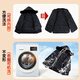 Mengduofu security clothing, winter coat, cotton-padded jacket, security cotton-padded clothing, security coat, cold-proof clothing, winter security clothing, extended and thickened reflective strips, Jingcangfa XL(175)