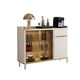 Mikeyou (Mikeyou) rock slab sideboard integrated narrow modern simple household tea cabinet wine cabinet storage cabinet wall cabinet living room sideboard Xingfubai 80*40*95 rock slab desktop Master installs on doorstep