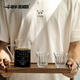MHW-3BOMBER bomber coffee pot glass sharing pot with graduated drip filter hand brewing utensil 360ml [precise flow control] glass sharing pot - 360ml