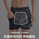佑游游泳裤男速干防尴尬温泉速干游泳馆沙滩裤泳裤三件套24020黑色2XL