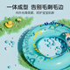 B.Duck little yellow duck children's swimming ring boys and girls anti-rollover beginner baby baby cute armpit ring inflatable lifebuoy