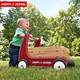 
Radio Flyer Children's Walker Cart Baby Toys Walker Cart Walker Cart Playing House Baby's Birthday Gift 612 Red