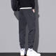 Holzspecker Casual Hosen Herrenbindung Füße Trendy Marke Workwear Herren 2025 Sommer Dünne lose Hosen 9859 Grau plus Samt 3xl