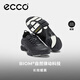 ECCO BIOM C leather grip wear-resistant outdoor mountaineering sneakers for men Jianbu 800424 black 42