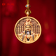 Haoying Wutai Long Wu Ye Buddha Amulet Gilt Bronze Thangka Pendant Pendant Necklace Car Hanging Large Size 3.8cm
