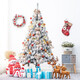 Tingmo Luoxue Christmas Tree Decoration Simulation Tree Household Decoration Tree Hotel Mall Christmas Ornaments Christmas Scene Decoration Internet Celebrity Style-2.1m Christmas Tree Set Meal