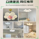 简约客厅吊灯创意卧室灯月球泡泡吊线灯卡通星球吊灯中山灯具001O 9734金色13头三色白球12cm