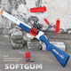 
S686 soft bullet gun manual loading trolley Laifu shotgun toy gun chicken eating equipment men MZ686