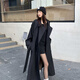 GARNUO khaki windbreaker jacket for women mid-length 2025 spring and autumn new small high-end British style casual coat Khaki M [111-130Jin[Jin equals 0.5 kg]]
