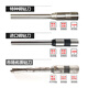 
XMSJ binding machine drill bit 3846/33669S/3888/3839/3821 drilling hollow drill bit pin accessories 3881 old model (special steel drill knife)