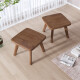 Yimianfang new Chinese style sofa stool modern simple walnut solid wood stool small bench living room household shoe changing stool square stool low stool furniture HYMJ-101 walnut square stool 1 piece