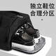 Youyou fitness bag men's dry and wet separation sports backpack portable swimming bag women's large-capacity swimming bag 90314Y black small size