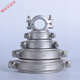 Yue Changsheng 304 stainless steel copy forest clamp, groove clamp, pipe clamp, water treatment, Huff Festival clamp, connector 304 DN50 60.3