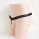 Private Shang Men's bead chain ring hollow underwear Men's sexy thong T-pants lace underwear One size fits all within 160 Jin [Jin equals 0.5 kg]