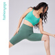 Common sage yoga romantic fashion elegant exquisite basic cute beauty back sports lingerie BRA corset women F14109 Tinghua Lake Green L