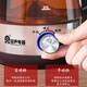 Rongsheng tea kettle, fully automatic steam kettle, glass electric kettle, smart tea steamer, steaming tea kettle, health flower tea kettle, 1L 304 steel with single filter, coffee color
