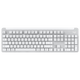 Logitech K865 Teclado mecánico inalámbrico Bluetooth Bluetooth Teclado de juego de eje rojo de tamaño completo 104 tecla Rojo (Modelo actualizado K845) Teclado de oficina de negocios Daily K865 Teclado blanco y blanco