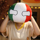 Xuanxuan bebé lindo bola polaca anime periférico cos muñeco muñeca peluche dibujos animados de juguete bola nacional almohada de almohada muñeca china bola china ojo de 40 cm