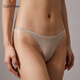 Calvin Klein内衣女士ck舒适弹力轻盈顺滑性感蕾丝比基尼三角内裤女QF7549AD K6B-暖沙黄 1条 S