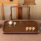 Feixiang whole solid wood tea tray natural walnut grain tea table tea tray simple household large tea table drainage tea tray Jinghua Shuiyue - walnut grain 65*32*2.8 2024 new solid wood tea tray - store manager recommendation