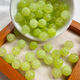 Bead edge green jingui prehnite pumpkin beads green chalcedony loose beads semi-finished DIY bracelet bracelet necklace jewelry accessories wholesale prehnite pumpkin beads about 10mm