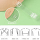 Morikami Yuji chest stickers thickened underwear women's wedding dress push-up silicone underwear breast stickers women's small breasts show big invisible underwear bra stickers thickened chest stickers B cup buckle style 5CM