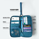 M Square [Official Direct Sales] Passport clip ID card bag storage travel ticket protection case card bags, Secret Green [Updated new product can be installed 1-3 passports