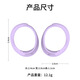 广齐信适用bose小鲨2代耳塞耳机套保护壳耳挂Bose QC消噪耳塞II小鲨二代耳挂耳机保护套防滑降噪豆2代盒 硅胶防丢入耳式耳挂【炫酷黑色】大中小 Bose小鲨2代