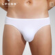 
LPCSS brand men's underwear modal single-layer breathable men's low-waist briefs thin ultra-thin waist white small triangle [Northern purple + deep space gray] 2 strips XL (suitable weight 120-140Jin [Jin equals 0.5 kg])