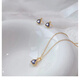 Dunzhu guaranteed price tanzanite 18K gold necklace light luxury amethyst pendant 925 clavicle chain female personality fashion simple tanzanite necklace