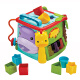 Fisher-Price children's toys boys and girls number shape color learning early education toys-Explore learning six-sided box CMY28