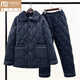 Pajamas de hombres modales de mediana edad y ancianos en el algodón de terciopelo de coral de invierno engrosado y de mayor tamaño de la chaqueta de algodón de algodón de padre de mayor tamaño N9926F azul [espesado y mejorado] L (90-120Jin [Jin iguala 0.5 kg])