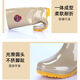 Zuylfyp Botas de lluvia de tamaño extra grande para mujeres 43 Tamaño extra grande Botas de lluvia de tubos para mujeres Fates de agua de talla grasa para mujeres para mujeres cálidas y sin deslizamiento. Zapatos de agua de mediana edad de gran tamaño de tamaño Púrpura- 42
